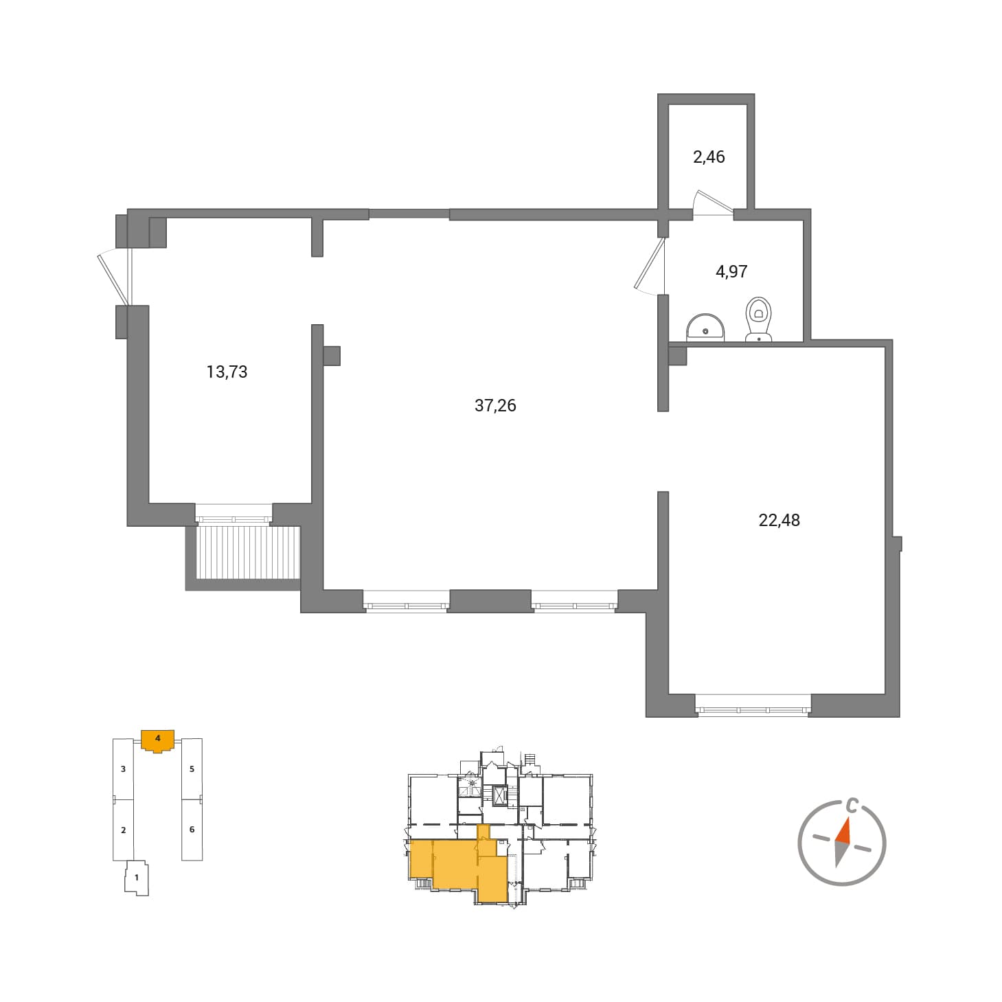 Юттери - 81.3 м²
