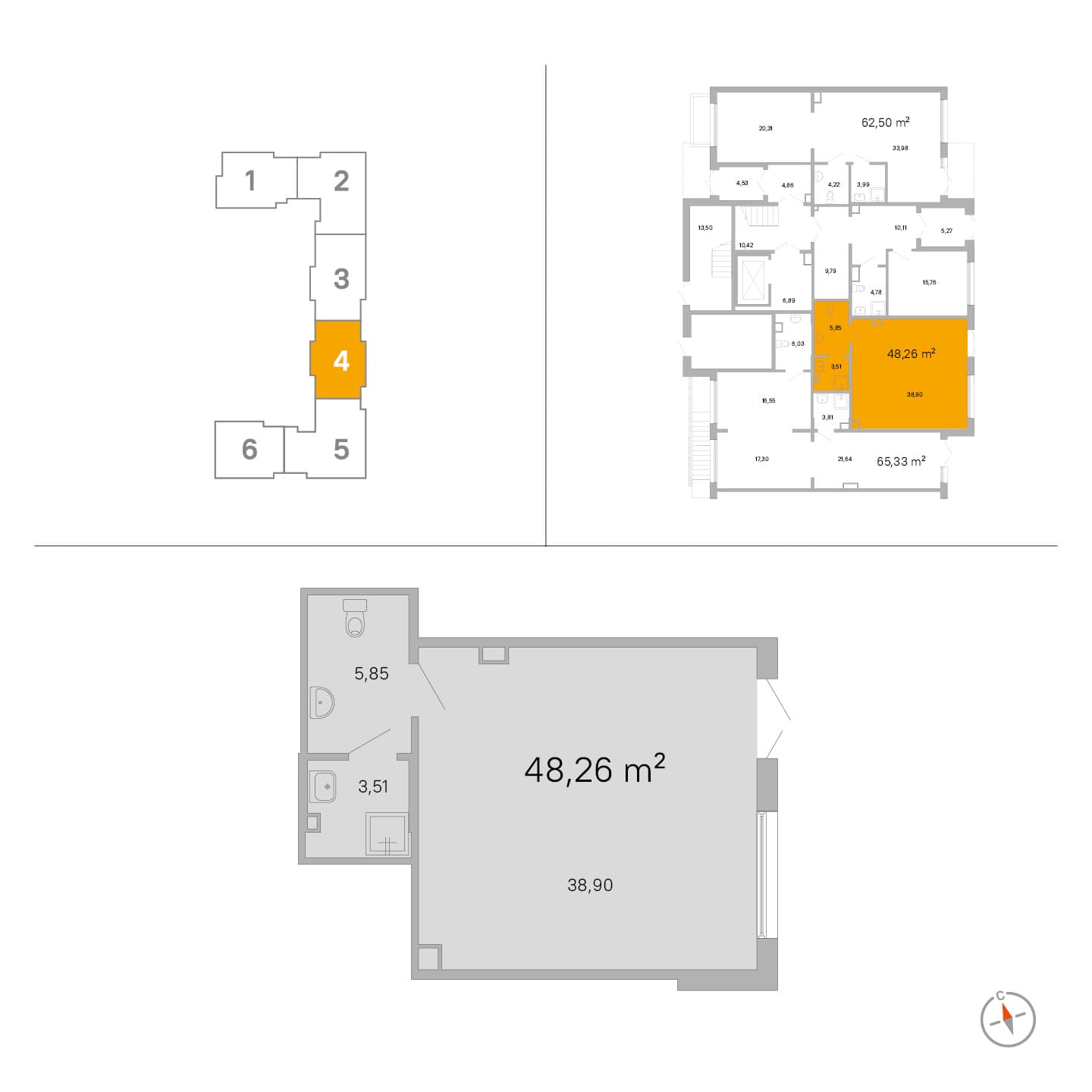 IQ Гатчина - 48.3 м²