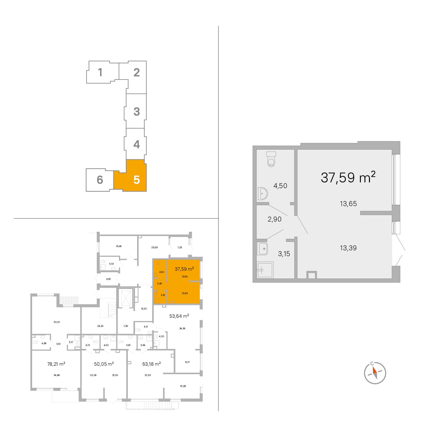IQ Гатчина - 37.6 м²