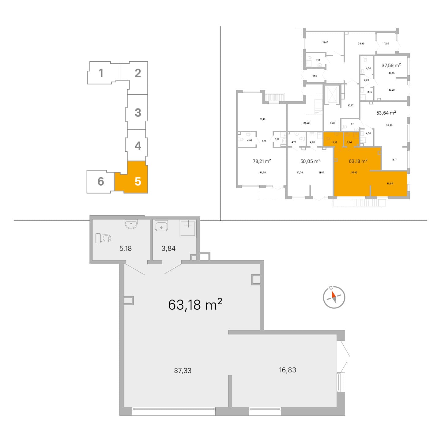 IQ Гатчина - 63.2 м²