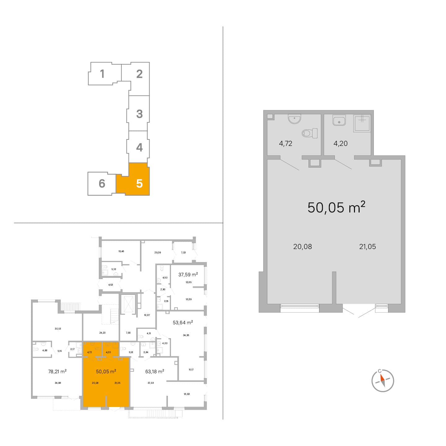 IQ Гатчина - 50 м²