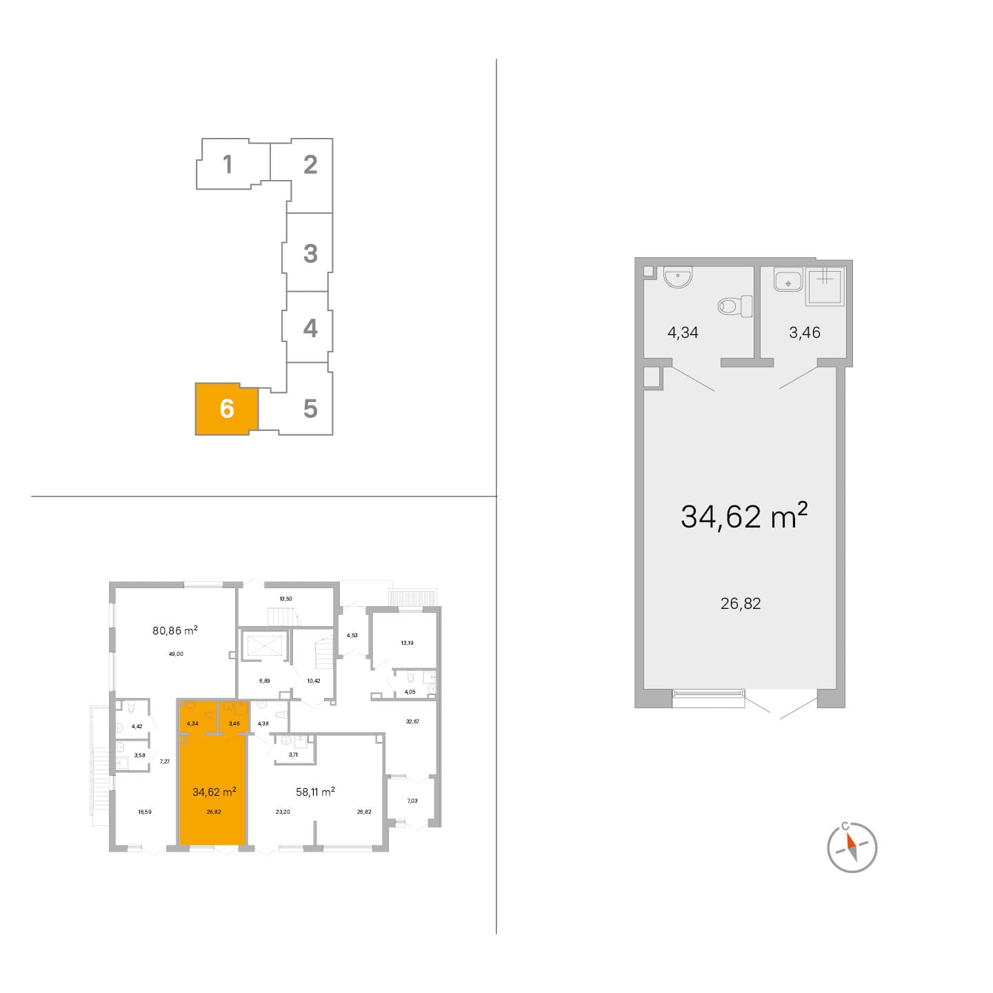 IQ Гатчина - 34.6 м²